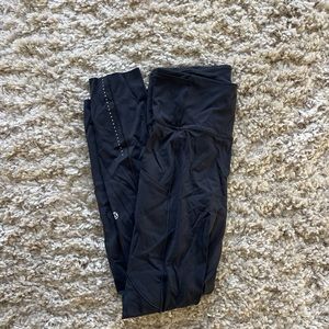 Size 6 Lululemon Black Leggings